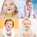 Brosse à dents de silicone bébé brosse à dents en silicone en silicone